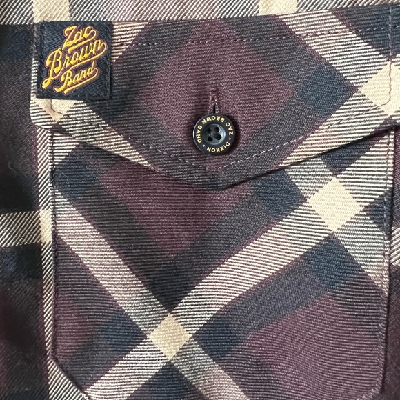 DIXXON X ZAC BROWN BAND Womens Medium Flannel - Picture 5 of 5